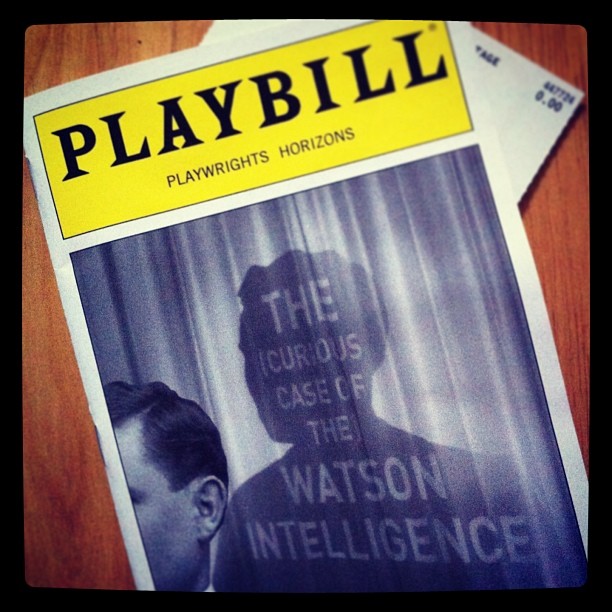 The (Curious Case of the) Watson Intelligence... #watsonplay #phnyc #offbroadway #theater #theatre