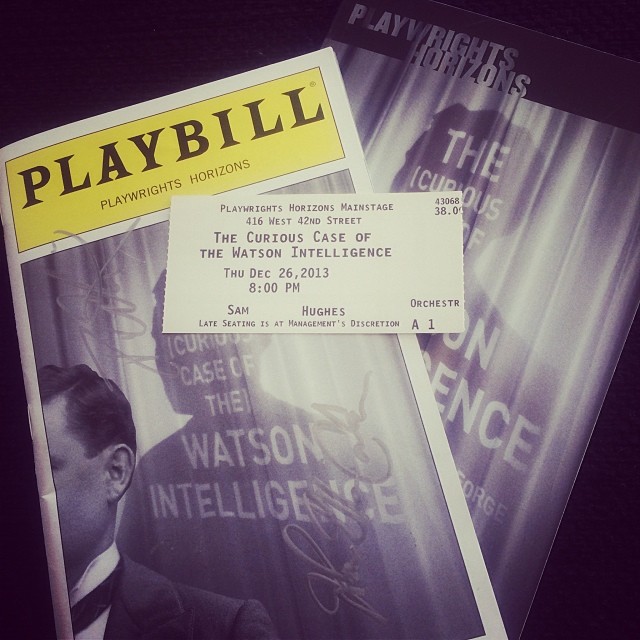 'And they're sharing a drink they call loneliness, 'cause it's better than drinking alone' \U0001f3a9 treats from my night at The Watson Intelligence, NYC