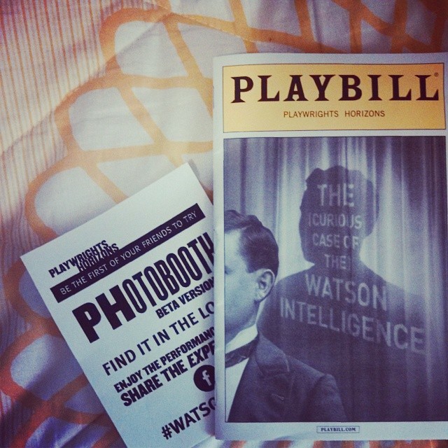 Quite the night with the @suzyeevans! Saw some theatre, enjoyed some shakes and as always great conversations. #watsonplay #nyc #fastfriends