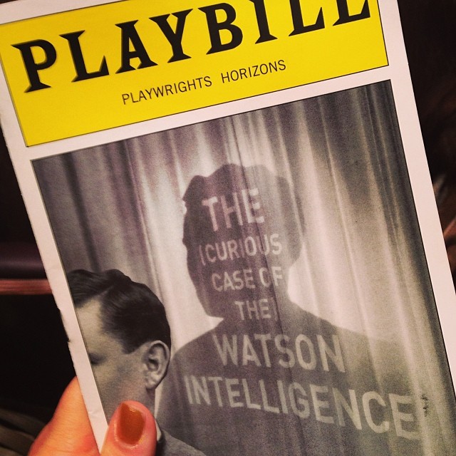 Seeing #WatsonPlay at @phnyc with @IreneKapustina. Yay Leigh Silverman! #offbroadway #broadway #theatre #newplay #elementary use at #Watson